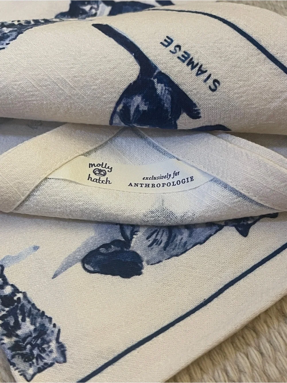 Cat Dish Towel by Molly Hatch for Anthropologie.
